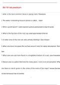 Bio 101 lab practicum Questions and Answers &lpar;100 &percnt;Score&rpar; Latest Updated  2026 Answers
