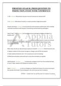 FRESENIUS EXAM B &vert; FROM QUESTION TO PERFECTION&vert; STUDY WITH CONFIDENCE&excl;