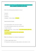 BIOCHEM - CHAPTER 16 &lbrack;CARBOHYDRATES&rsqb; QUESTIONS WITH 100&percnt; CORRECT ANSWERS 2025&sol;2026