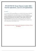 PNCB PNP PC Exam Study Guide 2026&colon; Questions&comma; Answers & Explanations