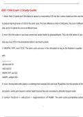 BIO 1500 Exam 2 Study Guide Questions and Answers &lpar;100 &percnt;Score&rpar; Latest  Updated 2026 Answers