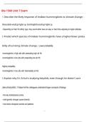 Bio 1500 Unit 7 Exam Questions and Answers &lpar;100 &percnt;Score&rpar; Latest Updated  2026 Answers
