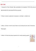 BIO 1500 Questions and Answers &lpar;100 &percnt;Score&rpar; Latest Updated 2026  Answers