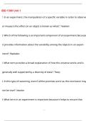 BIO 1500 Unit 1 Questions and Answers &lpar;100 &percnt;Score&rpar; Latest Updated 2026  Answers