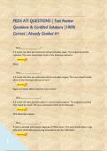 PEDS ATI QUESTIONS &vert; Test Review Questions & Certified Solutions &vert;100&percnt; Correct &vert; Already Graded A&plus;      
