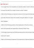 BIO 1500 Unit 1 Questions and Answers &lpar;100 &percnt;Score&rpar; Latest Updated  2026 Answers