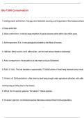 Bio 1500 Conservation Questions and Answers &lpar;100 &percnt;Score&rpar; Latest Updated  2026 Answers