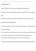 Bio 1500 Test 4 Questions and Answers &lpar;100 &percnt;Score&rpar; Latest Updated 2026  Answers