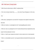 BIO 1500 Exam 3 Study Guide Questions and Answers &lpar;100 &percnt;Score&rpar; Latest  Updated 2026 Answers