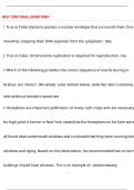 BIO 1500 FINAL EXAM PREP Questions and Answers &lpar;100 &percnt;Score&rpar; Latest  Updated 2026 Answers