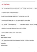 Bio 1500 exam Questions and Answers &lpar;100 &percnt;Score&rpar; Latest Updated 2026  Answers