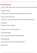BIO 1500 final exam Questions and Answers &lpar;100 &percnt;Score&rpar; Latest Updated 2026  Answers
