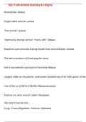 BIO 1500 Animal diversity & Origins  Questions and Answers &lpar;100 &percnt;Score&rpar;  Latest Updated 2026 Answers