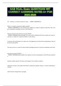 NAB RCAL Exam QUESTIONS WIT CORRECT ANSWERS RATED A&period;pdf