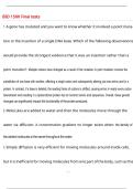 BIO 1500 Final tests Questions and Answers &lpar;100 &percnt;Score&rpar; Latest Updated  2026 Answers