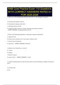 NAB Core Practice Exam 110 Questions WITH CORRECT ANSWERS RATED A&period;pdf