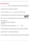BIO 1500 chapter 10 Questions and Answers &lpar;100 &percnt;Score&rpar; Latest  Updated 2026 Answers