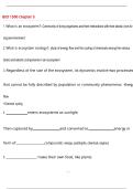 BIO 1500 chapter 5 Questions and Answers &lpar;100 &percnt;Score&rpar; Latest Updated 2026  Answers