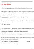 BIO 1500 chapter 2 Questions and Answers &lpar;100 &percnt;Score&rpar; Latest Updated 2026  Answers