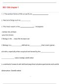 BIO 1500 chapter 1 Questions and Answers &lpar;100 &percnt;Score&rpar; Latest Updated 2026  Answers