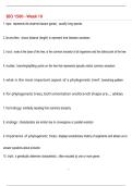 BIO 1500 - Week 10 Questions and Answers &lpar;100 &percnt;Score&rpar; Latest Updated 2026  Answers