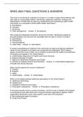  NRSG 4604 FINAL QUESTIONS & ANSWERS