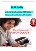 Test Bank for Understanding Psychology&comma; 15th Edition