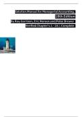 Solution Manual for Managerial Accounting 18th Edition By Ray Garrison, Eric Noreen and Peter Brewer 2024