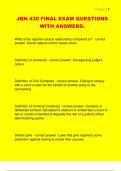 JRN 430 FINAL EXAM QUESTIONS  WITH ANSWERS&period;
