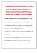 Florida Assisted Living Facility &lpar;ALF&rpar; Administrator Exam Review 2025 &vert; Study Guide & Prep