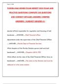 FLORIDA BAIL BONDS EXAM NEWEST 2025 EXAM AND PRACTICE QUESTIONS COMPLETE 350 QUESTIONS AND CORRECT DETAILED ANSWERS