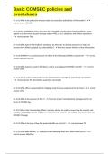 Basic COMSEC policies and procedures exam questions and 100&percnt; correct answers 2025