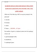 NUR 631 Final Exam Study Guide & QBank &vert; GI Module Review & Answers