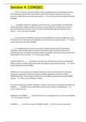 Section 4&colon; COMSEC exam questions and 100&percnt; correct  answers
