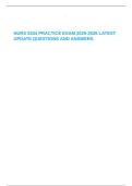 NURS 5334 PRACTICE EXAM 2025-2026 LATEST UPDATE QUESTIONS AND ANSWERS