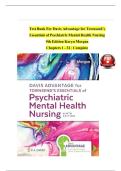 Test Bank - Davis Advantage for Townsend&rsquo;s Essentials of Psychiatric Mental Health Nursing 9th Edition Karyn Morgan