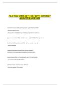 FILM 1022 UWO OCT TEST WITH CORRECT ANSWERS 2025&period;pdf