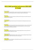 WGU D665 &ndash; Exam Questions & Verified Correct Answers &lpar;2024&sol;2025 A&plus; Grade&rpar;