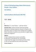 Clinical Pathophysiology Test Bank &lpar;3rd Ed &vert; Berkowitz&rpar; &mdash; Complete NCLEX&sol;HESI Pathophysiology Review with Verified Rationales & 1000 MCQs