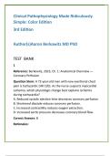 Clinical Pathophysiology Test Bank &lpar;Berkowitz&comma; 3rd Ed&rpar; &mdash; Complete NCLEX&sol;HESI Pathophysiology Review with Verified Rationales & Nursing MCQs