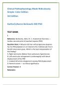 Clinical Pathophysiology Test Bank (3rd Ed | Berkowitz) — Complete NCLEX/HESI Pathophysiology Review with Verified Answers & Clinical Rationales
