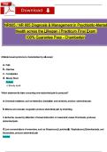 NR 605 Final Exam &vert; Psychiatric-Mental Health Across the Lifespan I Practicum &vert; Chamberlain &vert; Verified Questions & Answers &vert; 2025&ndash;2026 &vert; 100&percnt; Pass Guarantee PDF