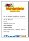 CPCU Ethics &ndash; 60 Practice Questions with Answers &vert; Ethics&comma; Professionalism & Decision-Making &ndash; 2025&sol;2026 &vert; CPCU Program