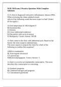 NUR 318 Exam 3 Practice Questions With Complete Solutions