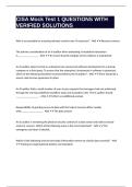 CISA Mock Test 1 QUESTIONS WITH VERIFIED SOLUTIONS