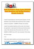NUR 654 Midterm &ndash; 200&plus; Verified Q&A &vert; Endocrine&comma; Cancer&comma; Pain Management&comma; Reproductive&comma; Neuro &ndash; 2025&sol;2026 &vert; Grand Canyon University