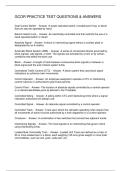 GCOR PRACTICE TEST QUESTIONS & ANSWERS