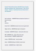 Funeral TX Board Review Exam 2025&sol;2026 Actual Complete  Real Exam Questions And  Verified Answers &vert; 100&percnt; Correct  Answers &vert; Graded A&plus; Guaranteed Success&excl;&excl; Newest Exam &vert;  Just Released&excl;&excl; 