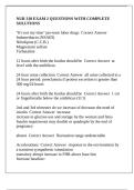 NUR 318 EXAM 2 QUESTIONS WITH COMPLETE SOLUTIONS