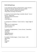 NUR 318 Final Exam